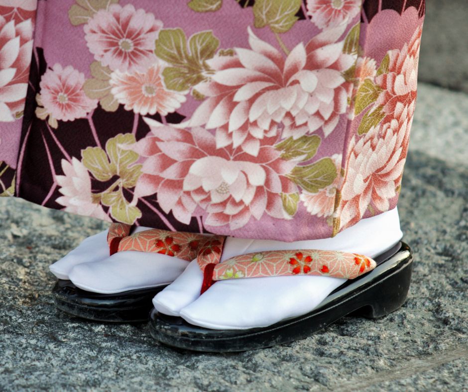 Traditional Japanese Geta Sandals